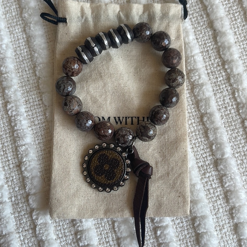 From Within Beaded Charm & Tassel Bracelet - image 1